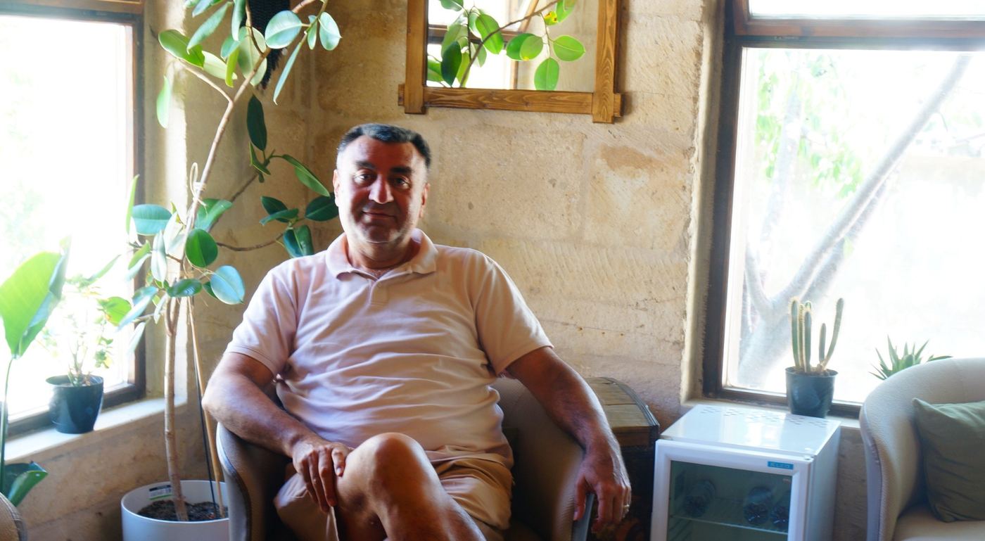 Tekkaya Cave Hotel sahibi Atacan Bey